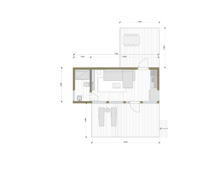 Сегмент Дом Modul.F.24.St - Модульные Бани и Дома