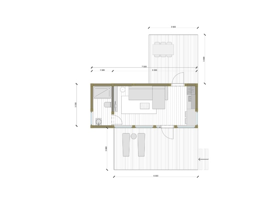 Сегмент Дом Modul.F.24.St - Модульные Бани и Дома